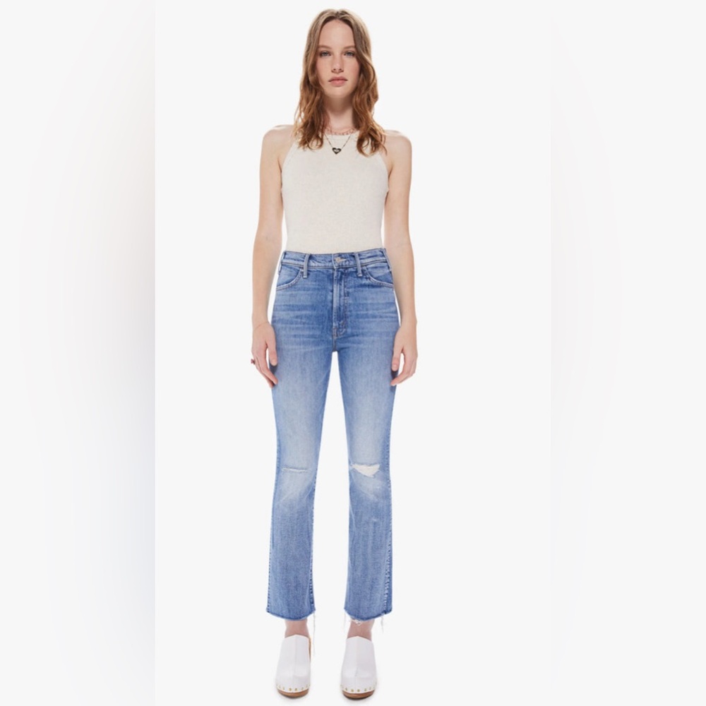MOTHER the hustler ankle fray 
Wash: crashing hard
Gently worn